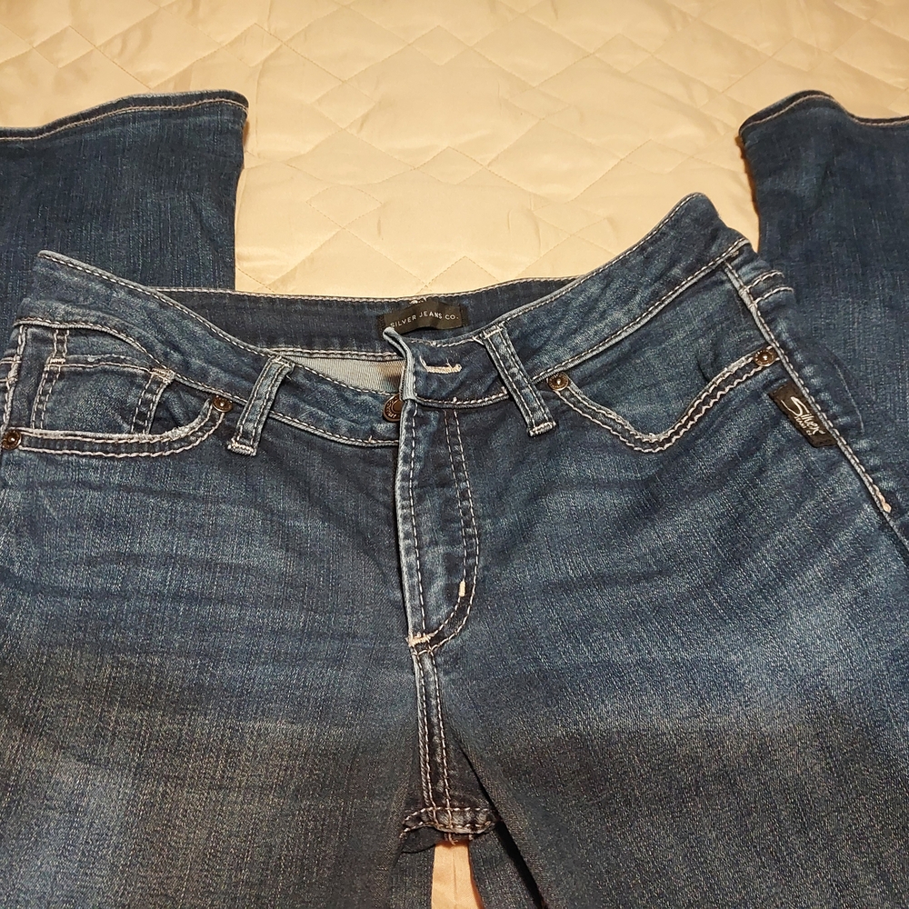 Silver Jeans Women's Boot Cut in Dark Blue